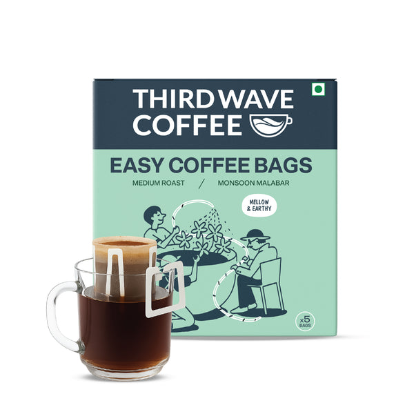 Monsoon Malabar Easy Coffee Bags (Box of 5)